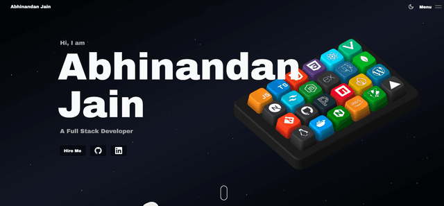 3D Interactive Portfolio